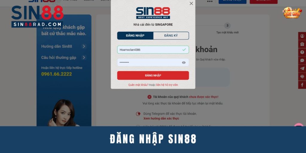 Đăng Nhập Sin88