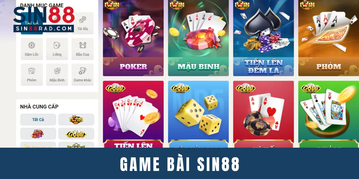 Game bài Sin88